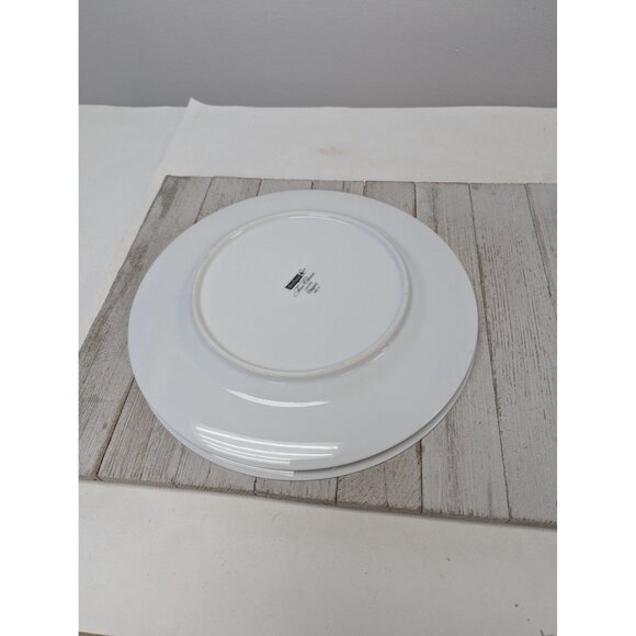 Set of 2 Sheffield China Japan Elegance 10 3/8" Dinner Plates - Picture 8 of 9